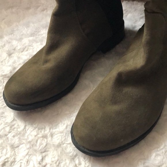 Unisa Military Green Over the Knee Boots Size 5.5 - Picture 5 of 5